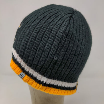 Franchise Club Iowa Hawkeyes Men's Knit Beanie Hat Black Embroidered Bird Logo