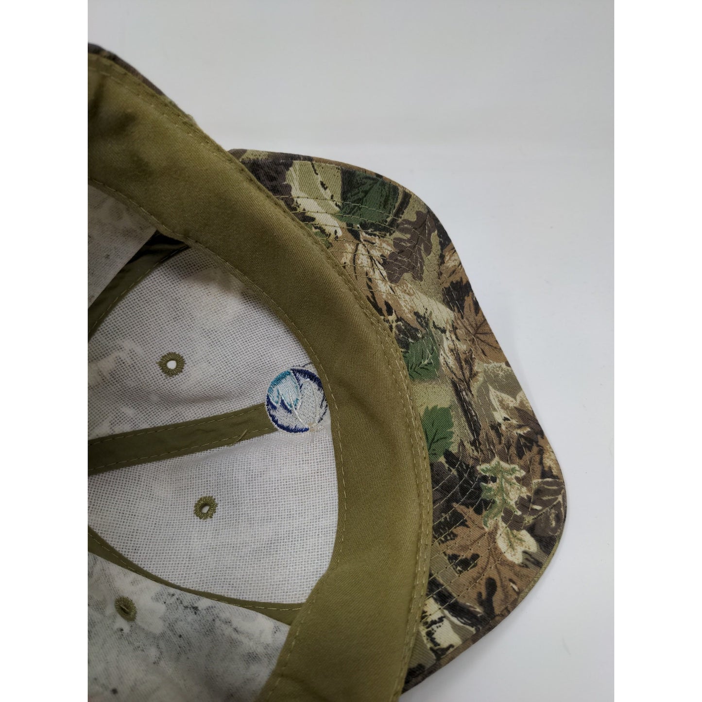 Betz Dearborn Camo Snapback Hat Embroidered Logo Green Brown