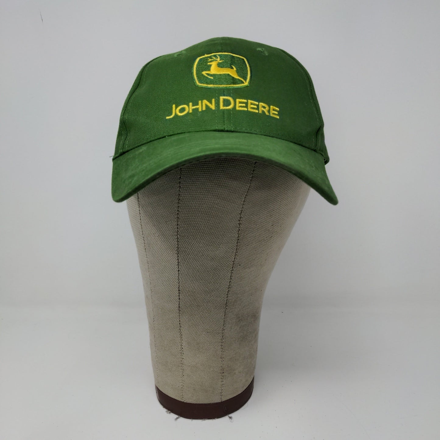 Cary Francis John Deere Slideback Hat Embroidered Logo Green OSFA