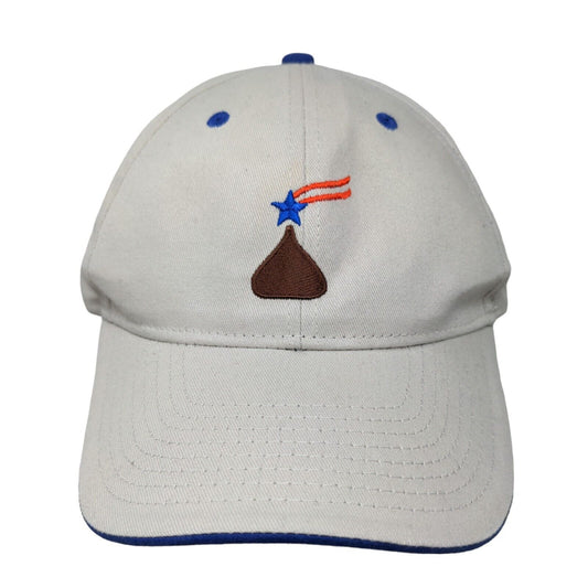 Hit Wear Men's Strapback Hat Tan Size OSFA Embroidered Kiss Logo Patriotic