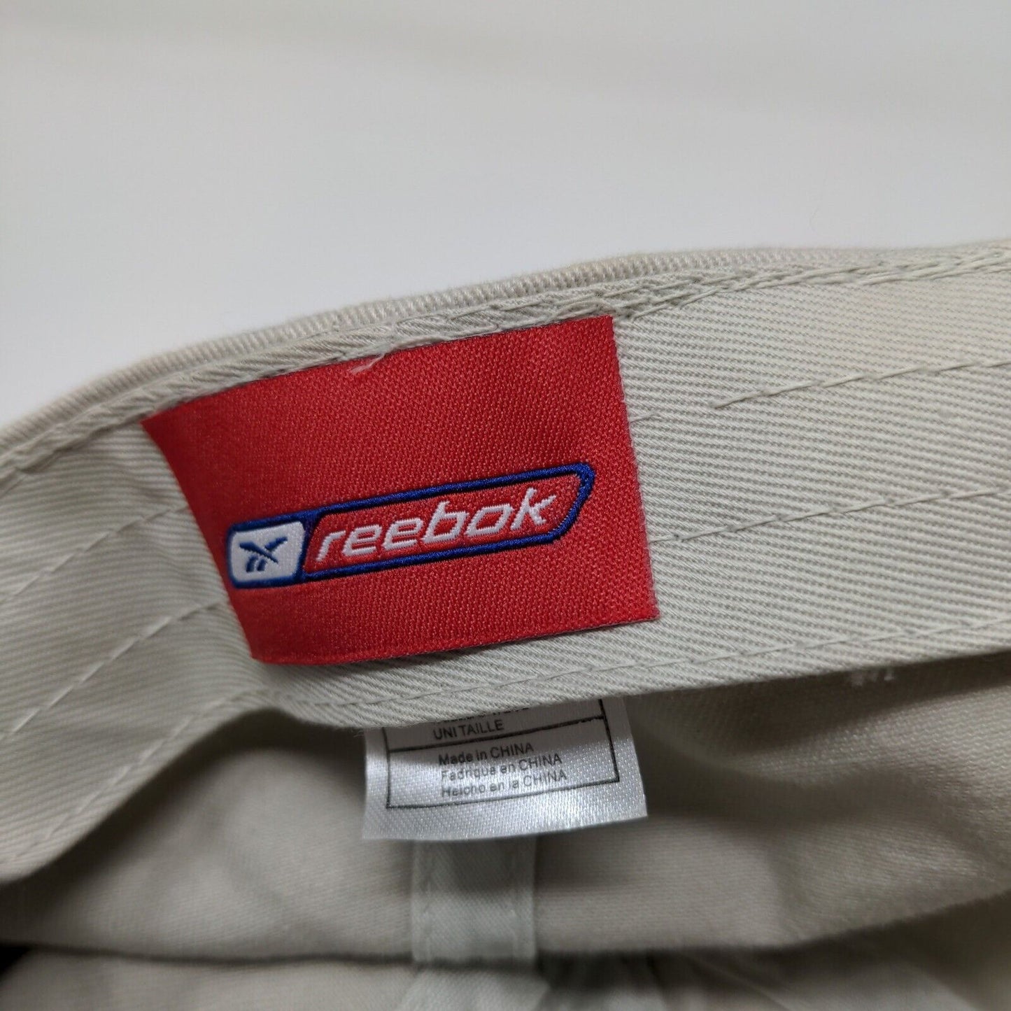 Reebok Mens 2008 Indianapolis Indy 500 Race Slideback Hat Begie Gray OSFA Logo