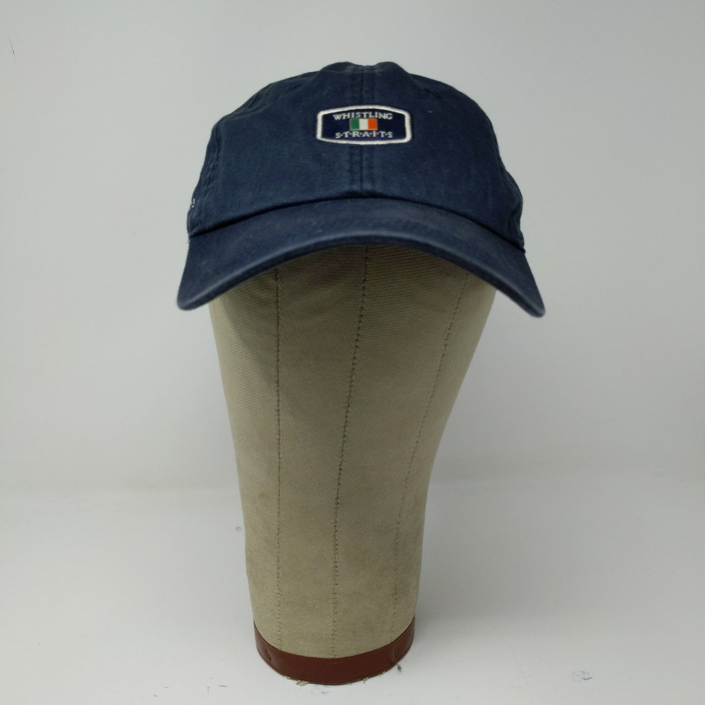 Whistling Straits Golf Course Strapback Hat Blue Embroidered Logo