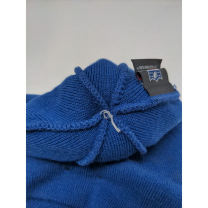 New Era NFL Indianapolis Colts Football Beanie Hat Embroidered Logo Pom Pom Blue