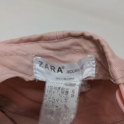 Zara Girl's Snapback Hat Pink Size 52CM Shiny Accent LIKE Logo