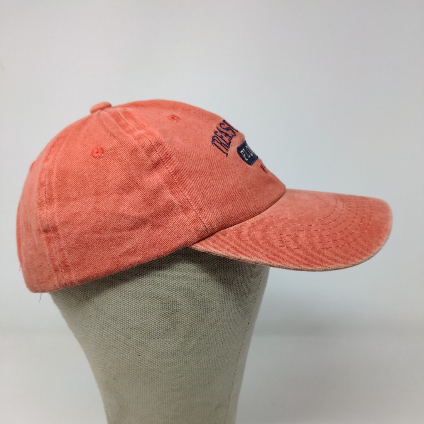 Sunkiss Men's Treasure Island Florida Hat Cap Orange Slideback Embroidered Logo