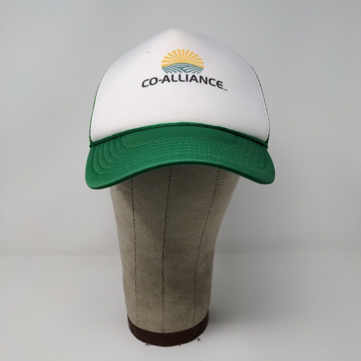 CountryMark Co-Alliance Mesh Snap Back Hat Baseball Cap Green White