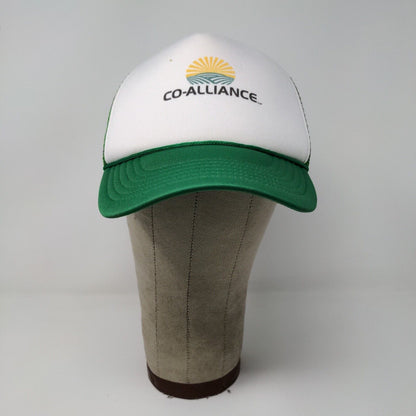 CountryMark Co-Alliance Mesh Snap Back Hat Baseball Cap Green White