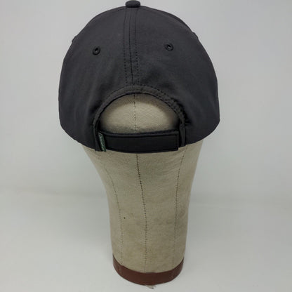 Lansdowne Golf Strapback Hat Black One Size Embroidered Logo