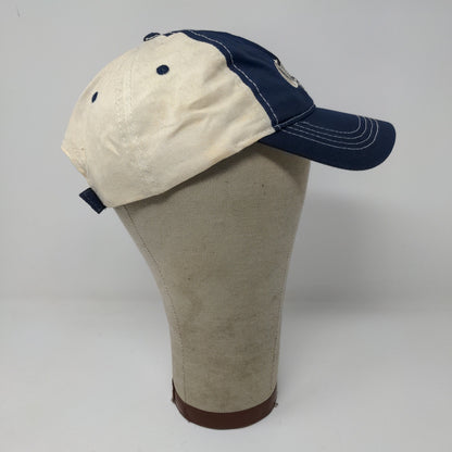 2010 Corona Extra Strapback Hat Blue White/Cream Embroidered Logo Booze Beer Hat