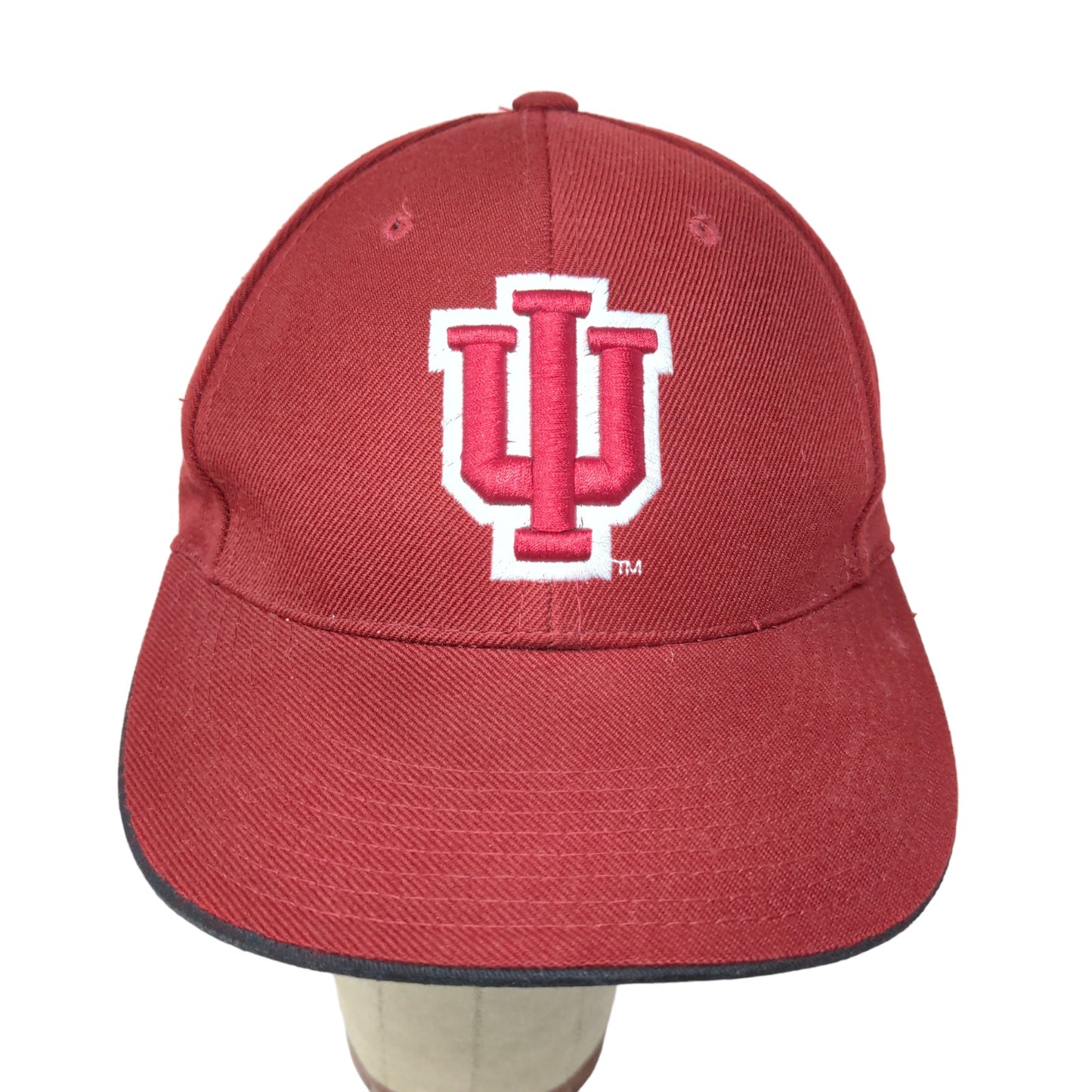 Steve & Barry's IU Indiana Hoosiers Strapback Hat Red 7 1/8 Embroidered Logo