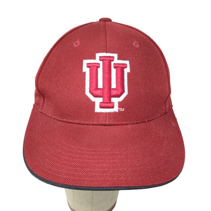 Steve & Barry's IU Indiana Hoosiers Strapback Hat Red 7 1/8 Embroidered Logo