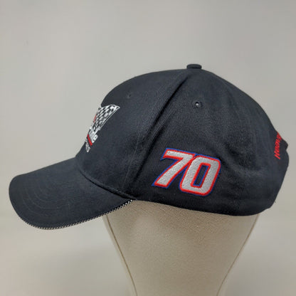 Fleet Pride Motorsports Men's Strapback Hat Black Embroidered #70 Yellow Racing