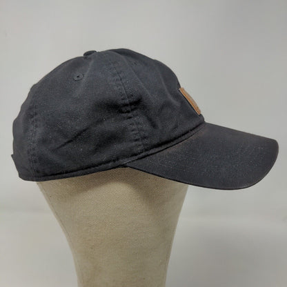 Carhartt Men's Strapback Hat Black Adjustable Patch Logo Spring 2021