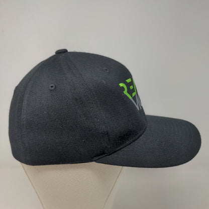 Flexfit Men's Reach Mobi Fitted Hat Black Size S-M Embroidered Logo