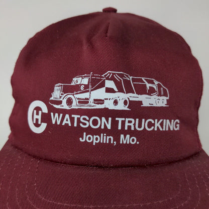 Watsons Trucking Hat Made in USA Snapback Hat Cap Trucker Hat