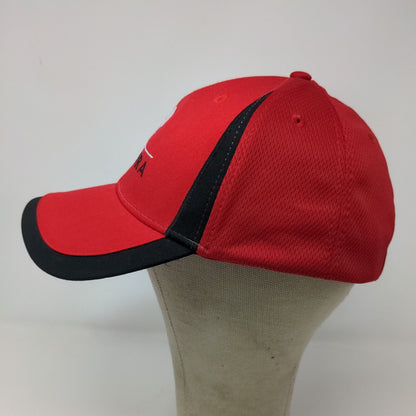 WearGuard Men's Strapback Hat Red OSFA Embroidered Logo Essentra