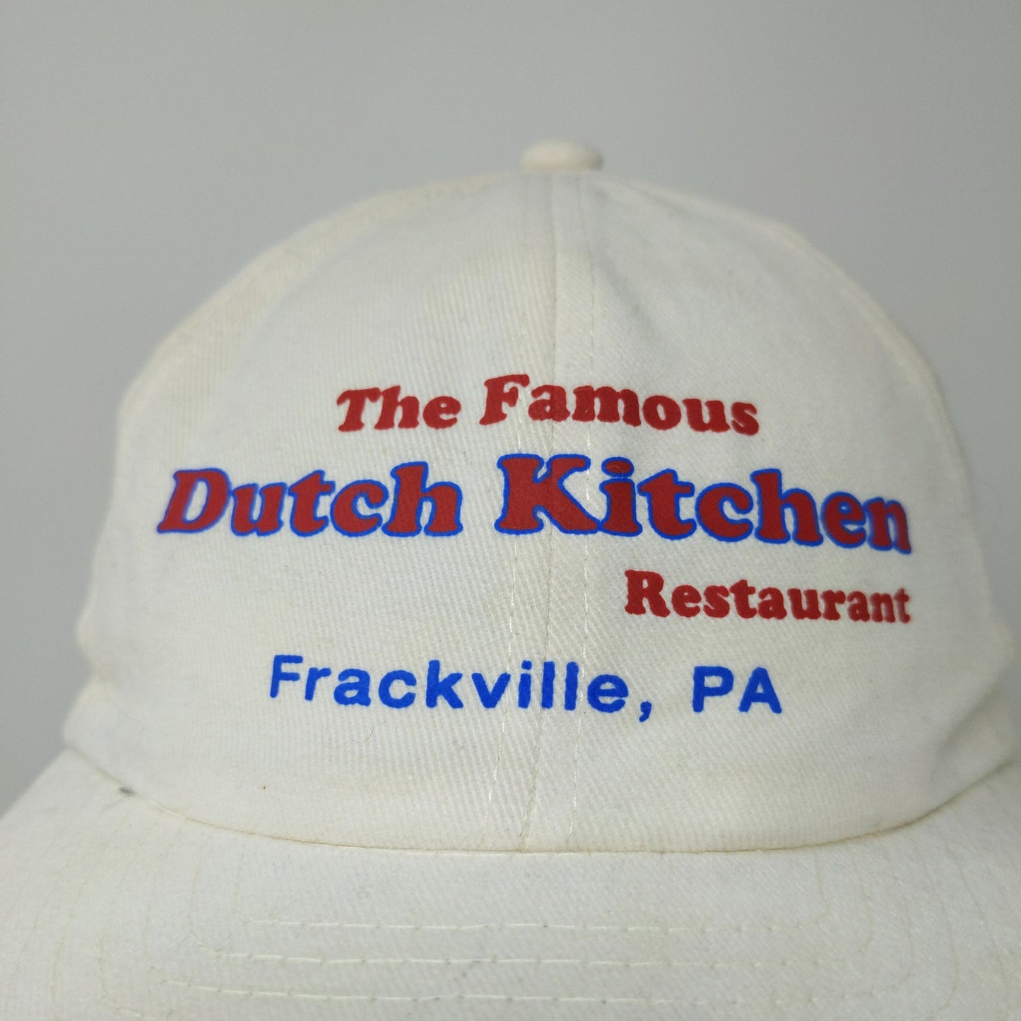 Famous Dutch Kitchen Restaurant Frackville, PA Hat Snapback Cap Cream