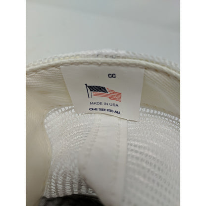 Mens KTA Kansas Trapshooters Association Hat Meshback Snapback Green & White