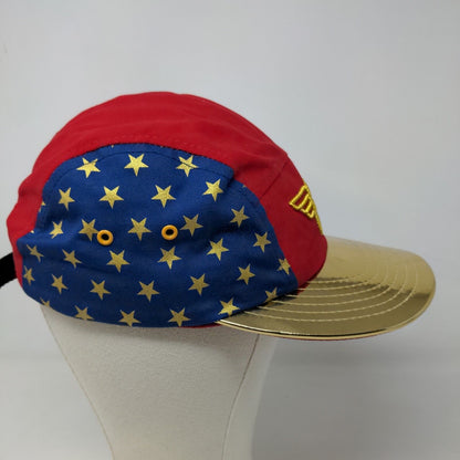 Wonder Woman Women's Slideback Hat Multicolor OS Adjustable Embroidered Logo