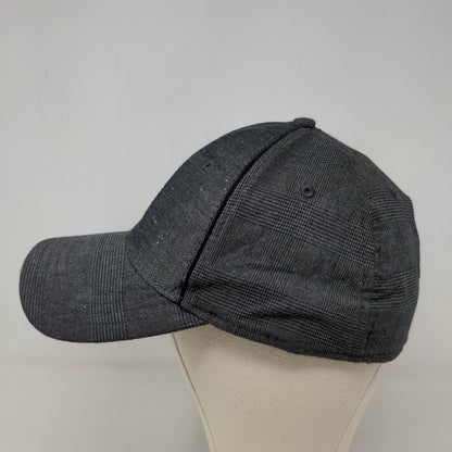 Gentsco Men's Fitted Hat Gray Size L/XL 100% Cotton Embroidered