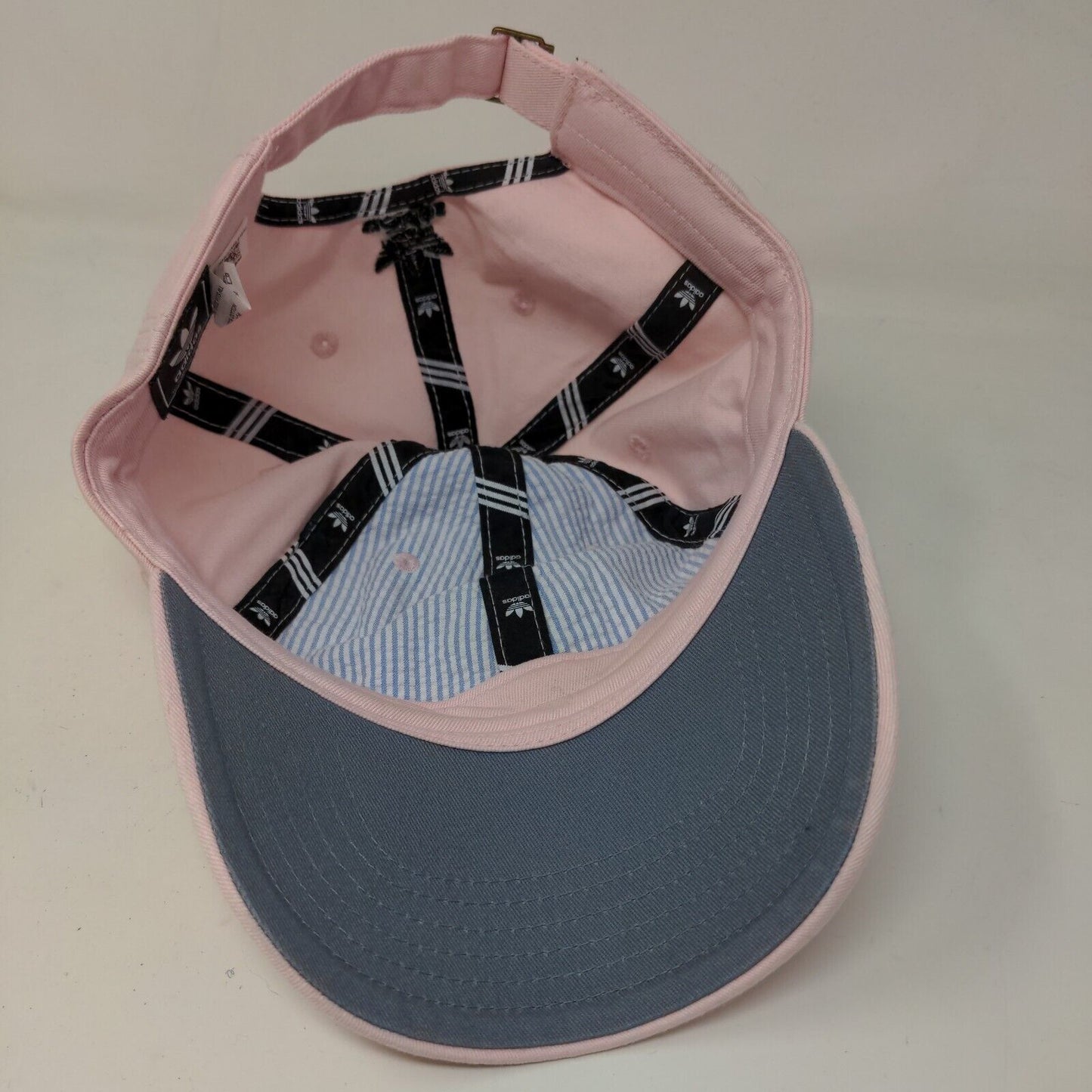 Adidas Women's Slideback Hat Pink Size OSFA Embroidered Trefoil Logo 100% Cotton