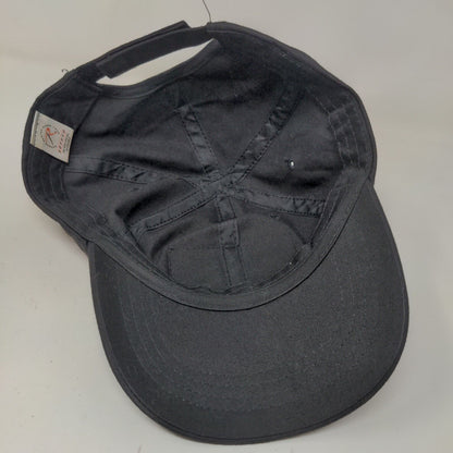 Rothco Men's Strapback Hat Black Size OSFA Big Hook & Loop Logo