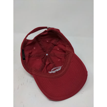 Cedar Point Slideback Hat Embroidered Logo Red Jacobson Cap Adjustable