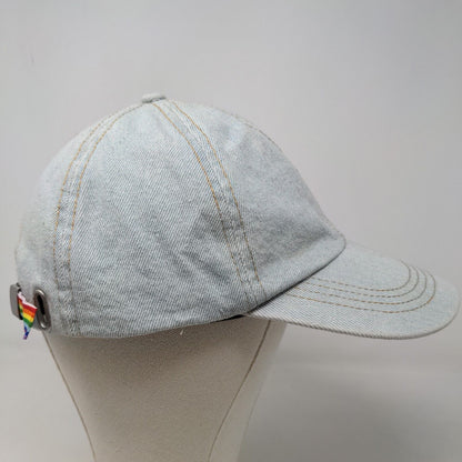 Sonoma Women's Slideback Hat Blue Denim Cotton Blend Blank Rainbow