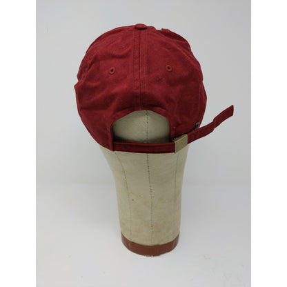 StupidLaBih Slideback Hat Embroidered Logo Kbethos Vintage Cap Red