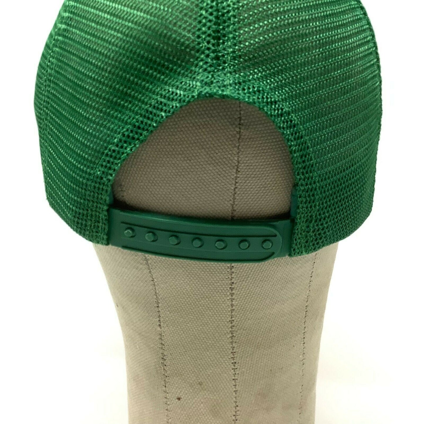 VTG John Deere SnapBack Mesh Back Hat Embroidered Logo Green Swingster Made USA