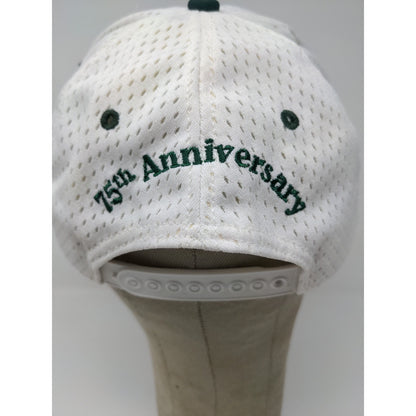 75th Anniversary Pioneer Seeds Snapback Mesh Back Hat White Green Embroidered