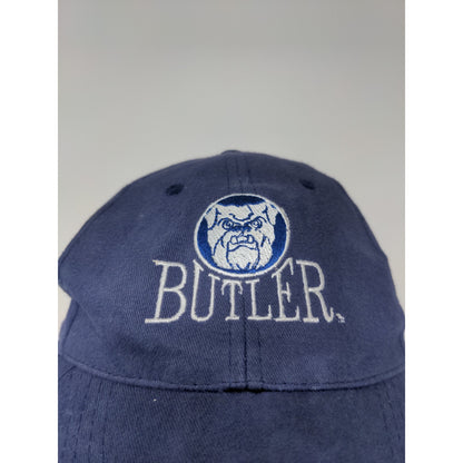 Butler Bulldogs Horizon League Strapback Hat Embroidered Logo Stains SEE DESC