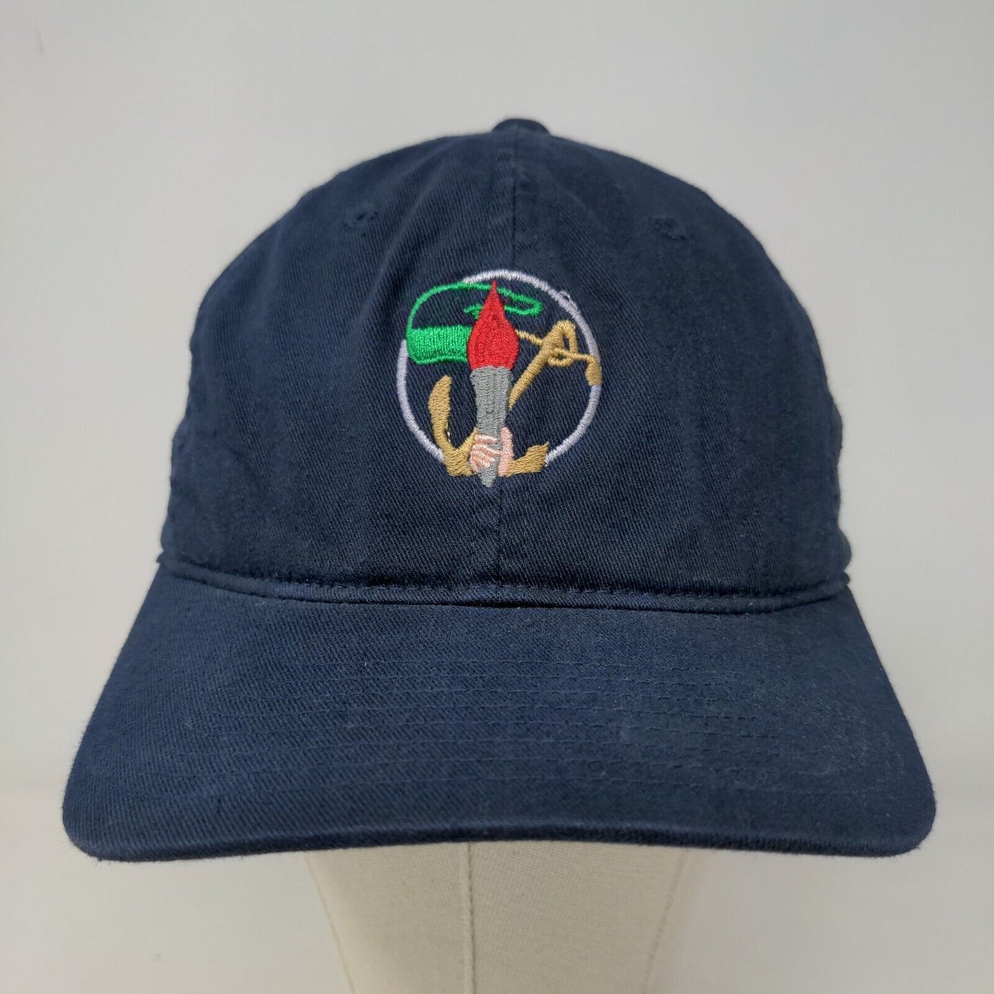 WearGuard Men's FlexFit Fitted Hat Blue OSFA Embroidered Anchor Logo