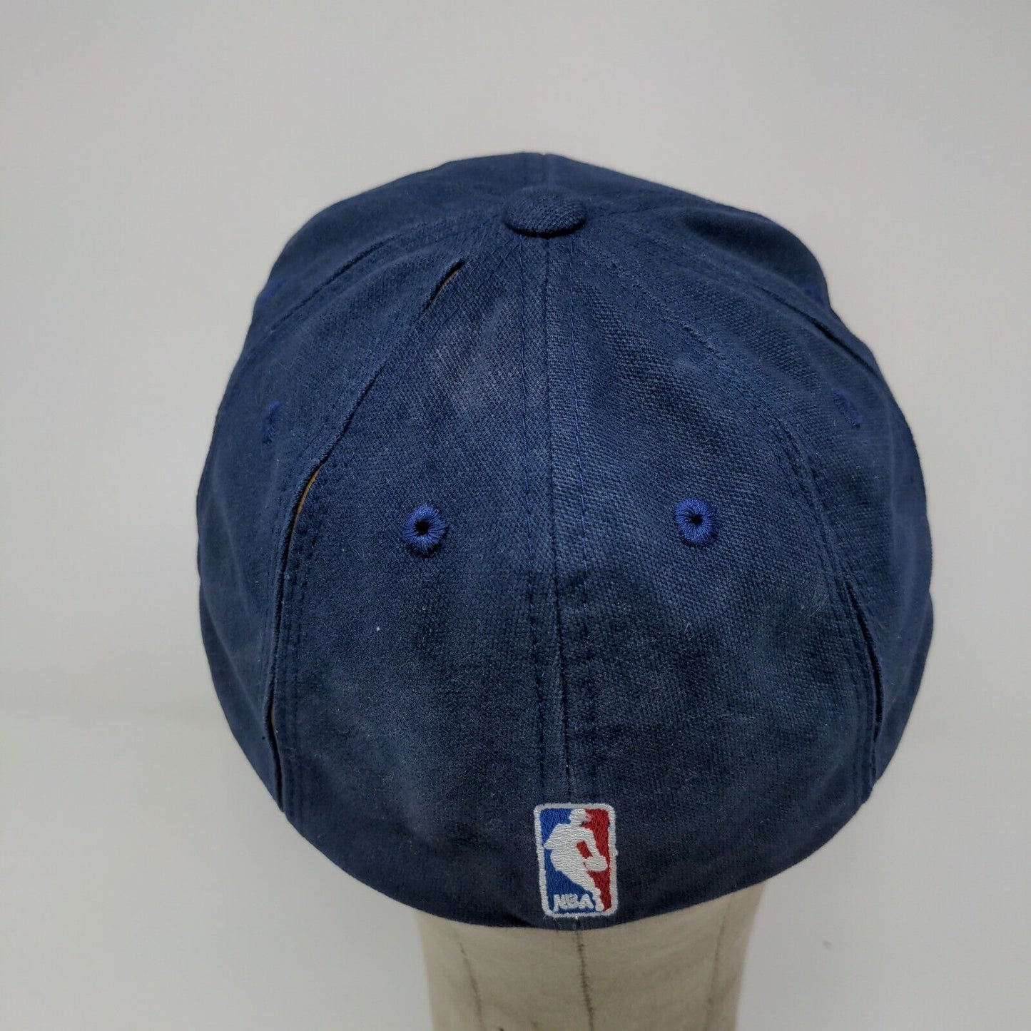 NBA Indiana Pacers Basketball Yellow Blue Cap Hat Size S / M Embroidered Logo