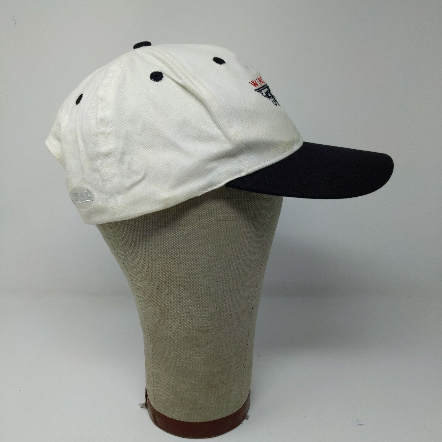 Gear for Sports Windward Snapback Hat Black White Adjustable Embroidered Logo