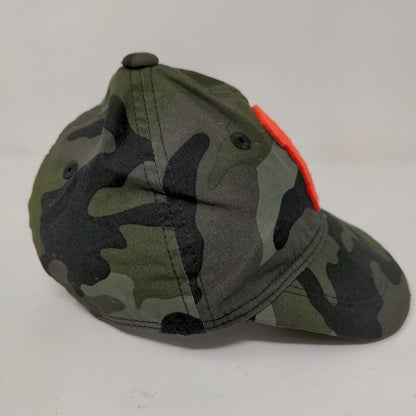 Baby Gap Boy's Stretchy Hat Green Camo Size 0-6 Months Patch B Logo