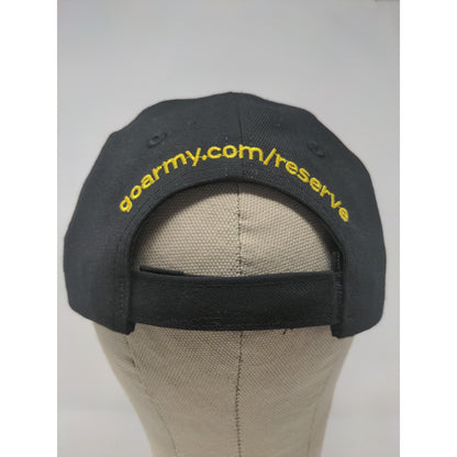 US Army GoArmy Hat Strapback Adjustable Black Embroidered Logo OFSA Made USA