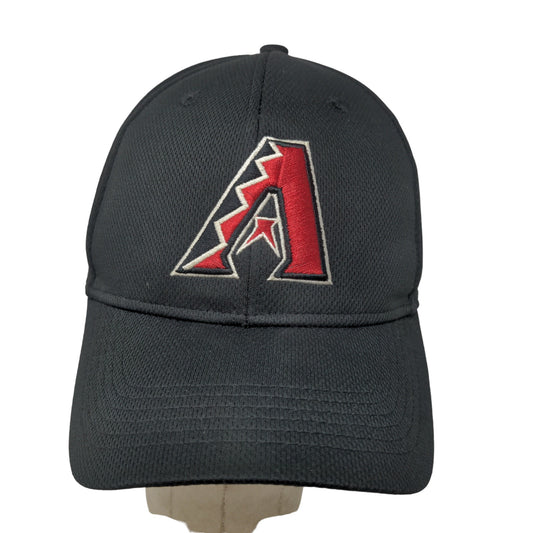 Team MLB Men's Arizona Diamondbacks Strapback Hat Black OSFM Embroidered Logo