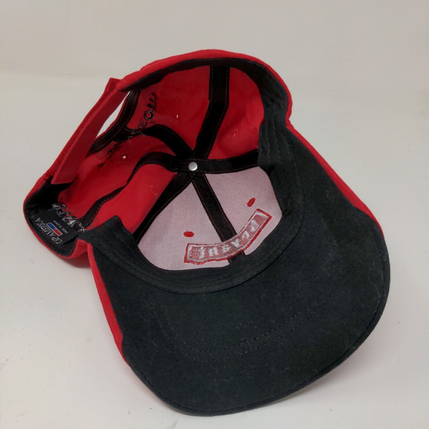 Bryant Racing Mens Indy 500 2018 Strapback Hat Red Adjustable Embroidered Logo