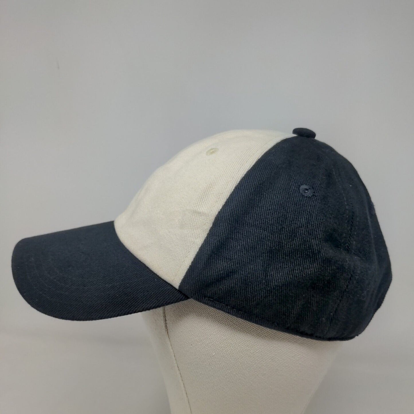 Brandy Melville Women's Slideback Hat Blue White Adjustable Blank