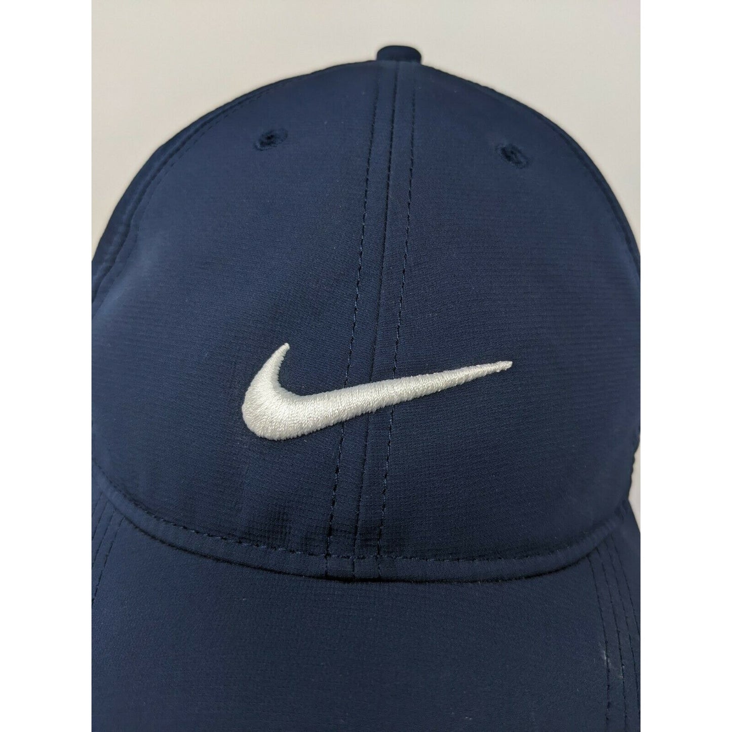 Nike Golf Baseball Hat Strapback Adjustable Blue Embroidered White Swoosh