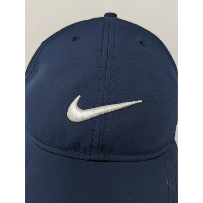 Nike Golf Baseball Hat Strapback Adjustable Blue Embroidered White Swoosh