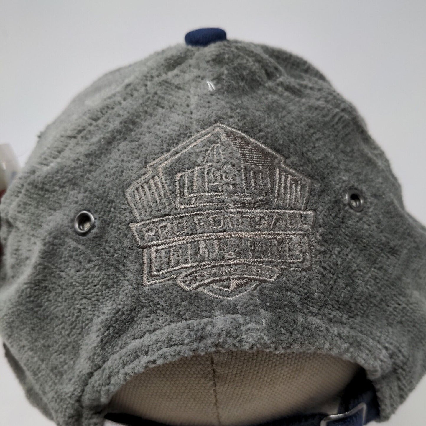 Pro Football Hall of Fame Men's Slideback Hat Gray Blue OSFA W/Tags