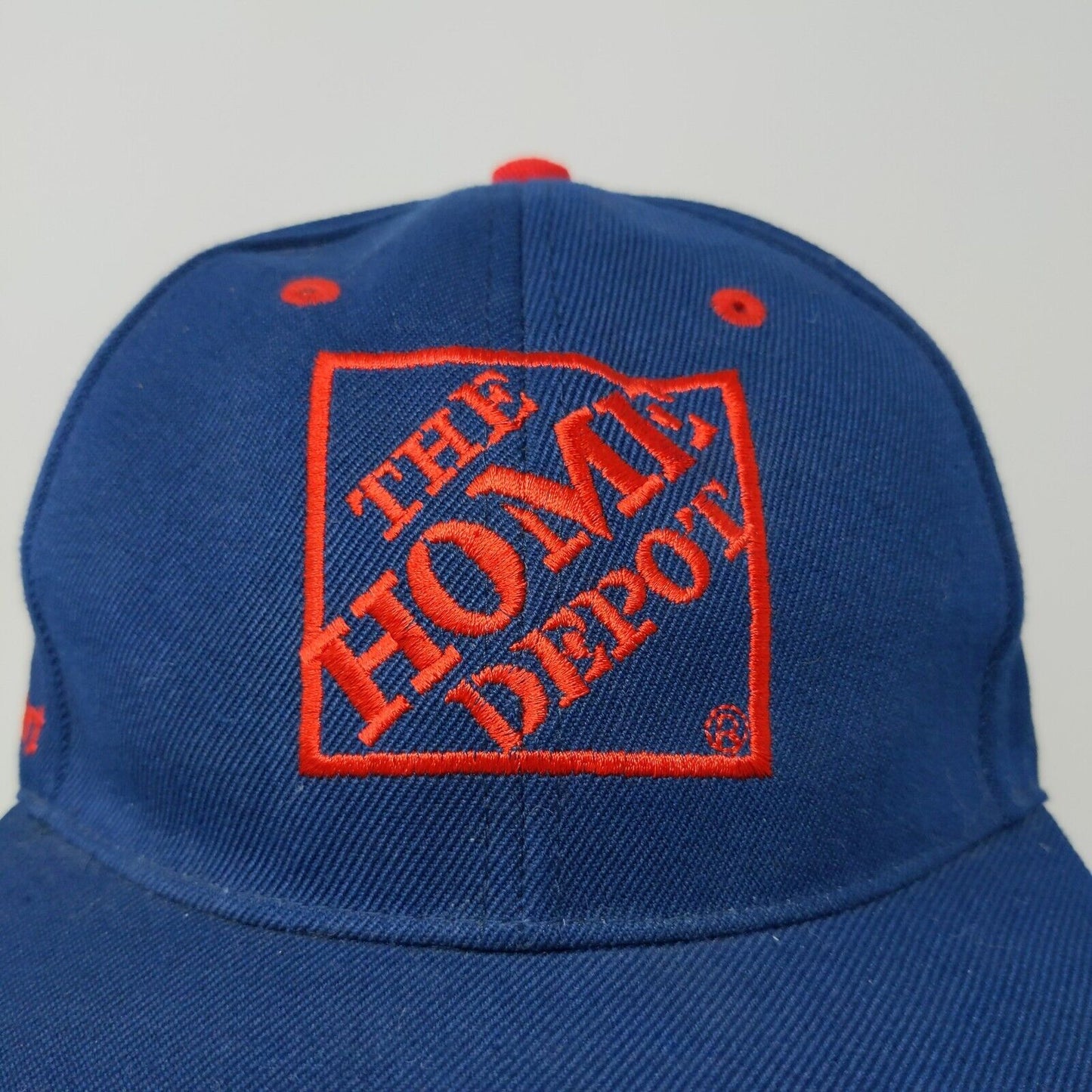 Home Depot Tony Stewart Strapback Hat Blue OSFA Flames Embroidered Logo #20