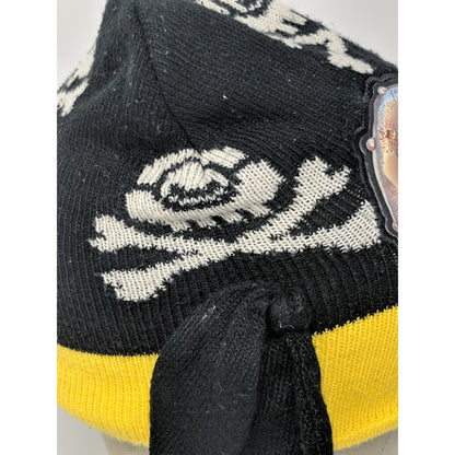 Kids Illumination Entertainment Minions Pirate Beanie Yellow & Black Hat