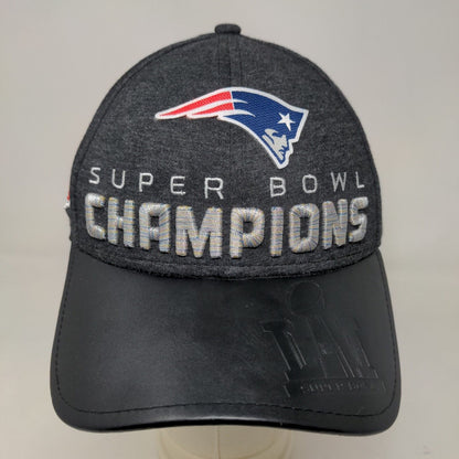 New Era 9 Forty Men's Strapback Hat Gray Super Bowl Lii 52 New England Patriots