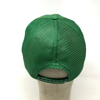 VTG John Deere SnapBack Mesh Back Hat Embroidered Logo Green Swingster Made USA