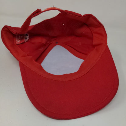 Disney Pixar Car Boy's Strapback Hat Red Size OS Lightning McQueen Piston Cup