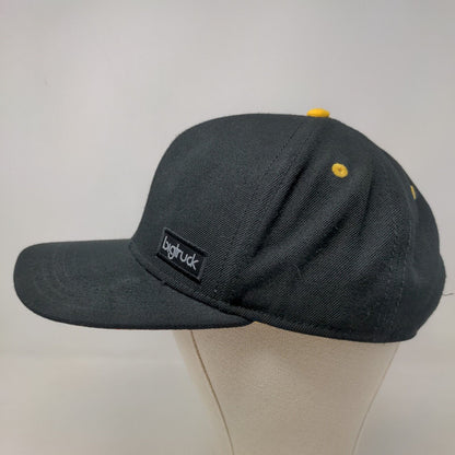Bigtruck Men's Snapback Hat Black Size 59 Adjustable Embroidered Patches