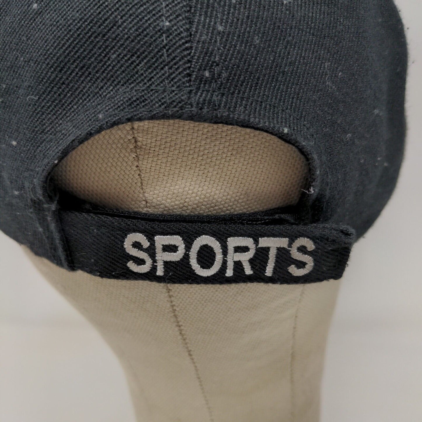 New York Strapback Baseball Hat Black Adjustable Embroidered Logo